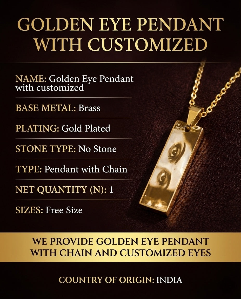 Golden Eye Pendant with customized&nbsp;