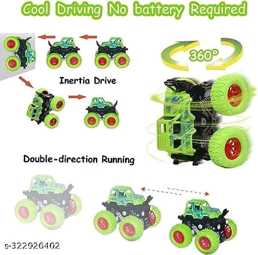 SALE FOR LIVE onster car Truck Toy Friction Powered Car Toy for Kids (Set of 4, Multicolor)