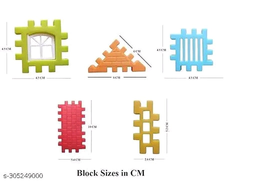 Learning educatioanl block construction happy House gift set for kids