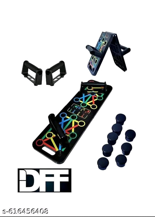 DFF 15 In 1 Pushup Board: Premium Gym Equipment for Home Workout, Versatile Pushup Stand, Ideal Home Gym Equipment for Strength Training and Fitness, Durable and Ergonomic Design