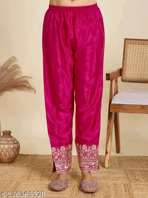 Embroidered Heavy Chinon Silk kurti with embroidered Palazzo and dupatta Set &amp; Materials new designer havy embroidery work Name: Embroidered Heavy Chinon Silk kurti with embroidered Palazzo and dupatta Set &amp; Materials new designer havy embroidery