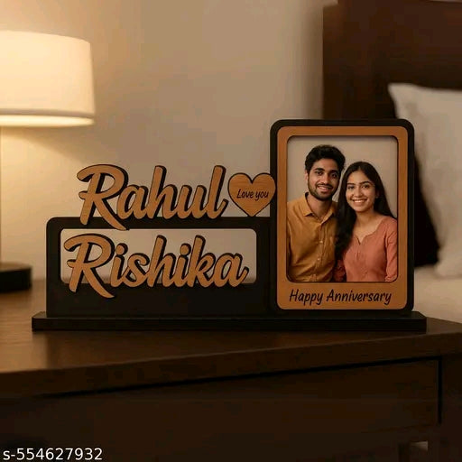 Customized Couple Photo Frame with Name &amp; Photo – Birthday &amp; Anniversary Gift&nbsp;