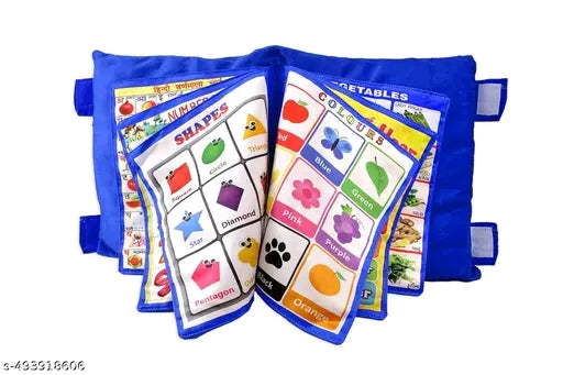 Hari Shree Enterprise Cotton Printed Velvet Learning Baby Pillow/Cushion/Toys/Soft Toys/Toddler Pillow/Kids Pillow For Baby Boy/Baby Girl
