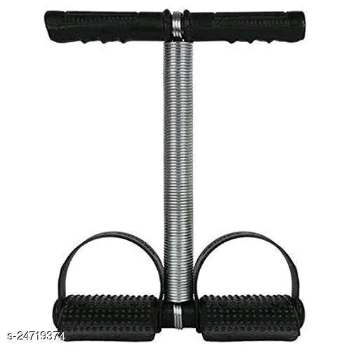 Tummy Trimmer Single Spring Ab Exerciser Fat Burner for Men &amp; Women Ab Exerciser (Black)