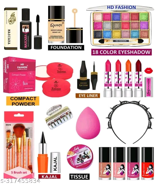 HD Fashion 23 in One Complete Range in Factory Price Makeup kit MC28MK01
