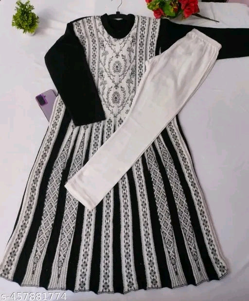 Women's Winter Kurta Frock/Kurti For Girls And Women