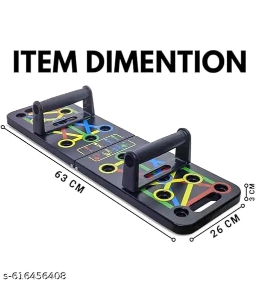 DFF 15 In 1 Pushup Board: Premium Gym Equipment for Home Workout, Versatile Pushup Stand, Ideal Home Gym Equipment for Strength Training and Fitness, Durable and Ergonomic Design