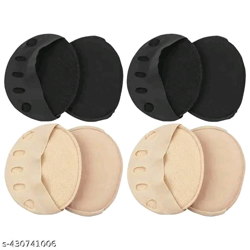 PACK OF 4 Foot Pads, Metatarsal Pads, Foot Pads for Heels Ball Foot Pad Feet Pads, Mortons Neuroma Pain Relief, Ball of Foot Cushions, Browsluv Forefoot Cushion Pads, Auparf Forefoot
