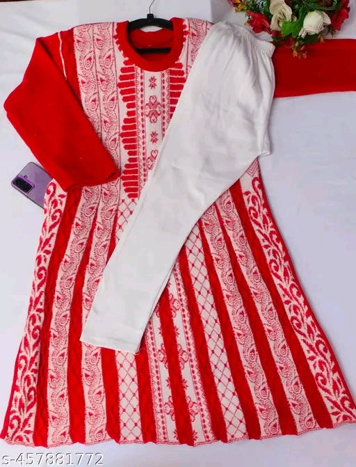 Women's Winter Kurta Frock/Kurti For Girls And Women
