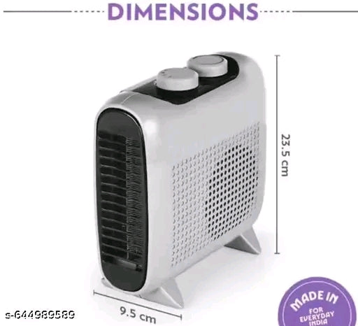 Warmova 2000W Fan Room Heater | Adjustable Thermostat &amp; Dual Heat Settings (1000W/2000W) | 5-Level Safety Protection | Cool-Touch Body | Compact &amp; Portable Electric Blower for Home &amp; Office