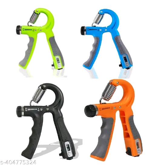KHARGADHAM Adjustable Hand Grip with Smart Counter Hand/Power Gripper for Home &amp; Gym Workouts (5KG -60KG) Perfect for Finger &amp; Forearm Hand Exercises &amp; Strength Building For Men &amp; Women&nbsp;