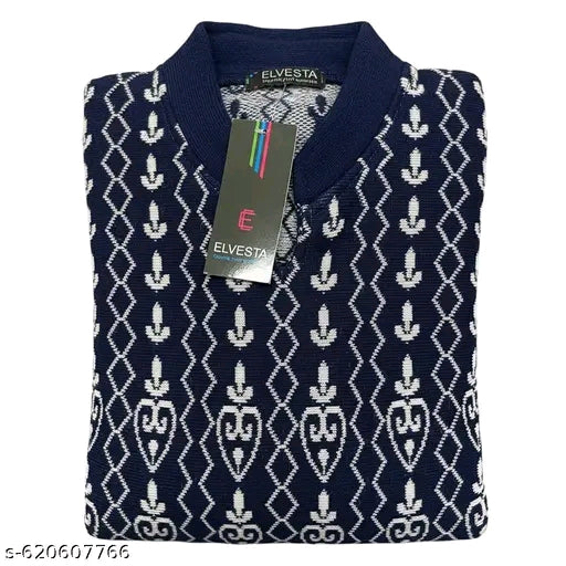 Women’s Winter Woolen Suit Set – Kurti with Dupatta and Legging Bottom