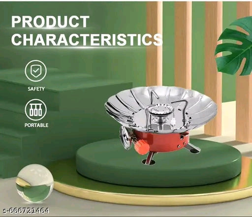 Camping Stove, Backpacking Stove, Foldable, Portable, Lightweight, Ignition, Single Burner Adjustable, Premium Mini Powerful and Stable Camp Stove for Hiking Picnic