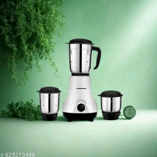 550Watt Mixer Grinder With 3 SS Jars (Liquidizing, Grinder, Chutney), Shock Proof ABS Body, Razor Sharp Blades, Copper Motor &amp; 24 Month Warranty