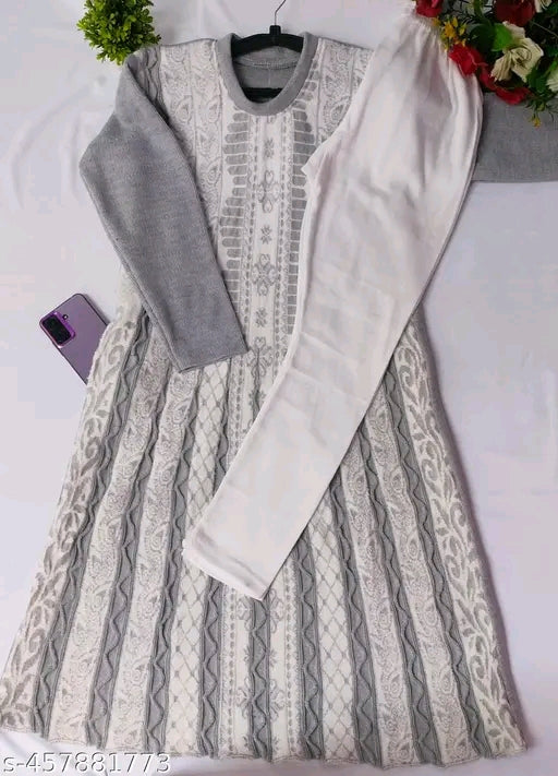 Women's Winter Kurta Frock/Kurti For Girls And Women