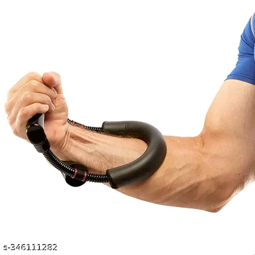 BoldFire® Advanced Adjustable Forearm Strengthener Wrist Exerciser Equipment for Upper Arm Workout and Strength Training, Forearm Muscle Strength Training Fitness Equipment-Black