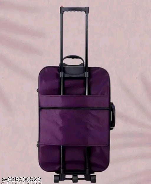 Latest Men Women Fancy Modern Suitcase Trendy Hand Bags Trolly Bags with Wheels Combo