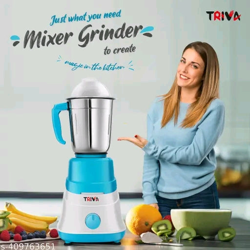 New Shakti Powerfull 650Watt Mixer grinder with 3 jars, 3 stainless steel jars, Rust proof Blades, Abs plastic shockproof Durable body, Razor sharp blades jars and 2 year warranty.