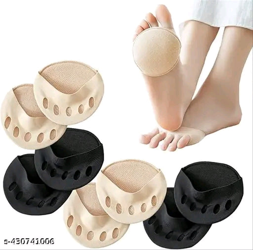 PACK OF 4 Foot Pads, Metatarsal Pads, Foot Pads for Heels Ball Foot Pad Feet Pads, Mortons Neuroma Pain Relief, Ball of Foot Cushions, Browsluv Forefoot Cushion Pads, Auparf Forefoot