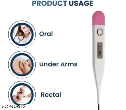 Digital Thermometer | mercury free | high accuracy | baby adult electric thermometer1 PC