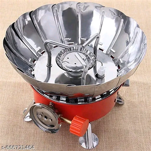 Camping Stove, Backpacking Stove, Foldable, Portable, Lightweight, Ignition, Single Burner Adjustable, Premium Mini Powerful and Stable Camp Stove for Hiking Picnic