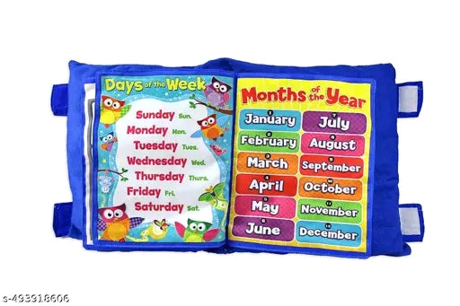 Hari Shree Enterprise Cotton Printed Velvet Learning Baby Pillow/Cushion/Toys/Soft Toys/Toddler Pillow/Kids Pillow For Baby Boy/Baby Girl