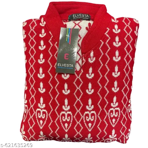 Premium Ladies Wool Straight-Fit Suit with Woven Shawl | Designer Patterned Woolen Kurta Set with Shawl&nbsp;