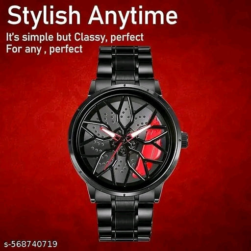 VortexSpin ShadowRotor HyperDrive RedCore PhantomWheel TurboMechanix Precision SteelFusion Series UltraSport Mechanical Spinner Watch Limited Edition.