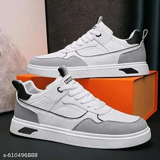 Classic White Sneakers | Lightweight Comfortable Shoes