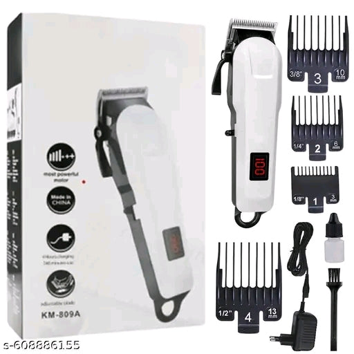 809 Hair-Cutting-Saving Classic Machinee-Bard Trimmer Shaver Fully Waterproof Trimmer 240 min Runtime 4 Length Settings