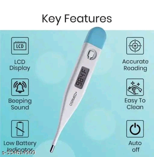 Digital Thermometer | mercury free | high accuracy | baby adult electric thermometer1 PC