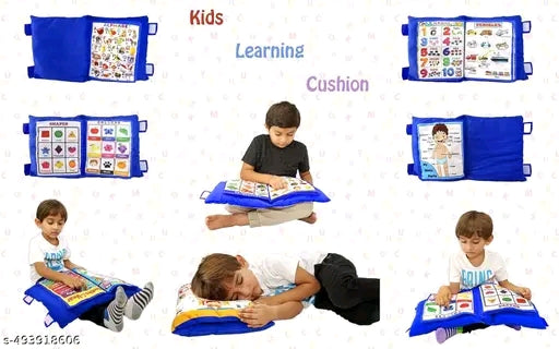 Hari Shree Enterprise Cotton Printed Velvet Learning Baby Pillow/Cushion/Toys/Soft Toys/Toddler Pillow/Kids Pillow For Baby Boy/Baby Girl