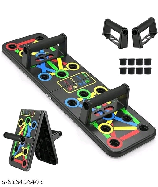 DFF 15 In 1 Pushup Board: Premium Gym Equipment for Home Workout, Versatile Pushup Stand, Ideal Home Gym Equipment for Strength Training and Fitness, Durable and Ergonomic Design