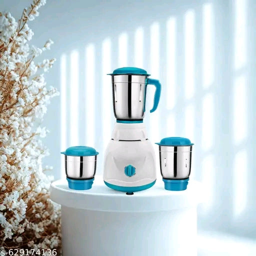 550Watt Mixer Grinder With 3 SS Jars (Liquidizing, Grinder, Chutney), Shock Proof ABS Body, Razor Sharp Blades, Copper Motor &amp; 24 Month Warranty